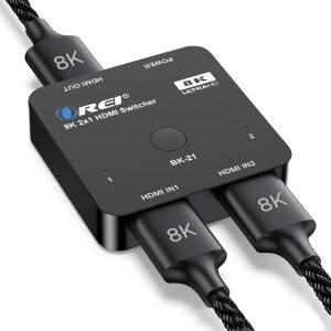 OREI 8K 2X1 HDMI 스위치 4K@120HZ 셀렉터 돌비 간 2개의 비전에 XBOX, - 적합 입력 자동 고해상도 스위치, PS5, 48GBPS 게임, HDR10,
