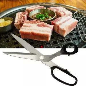 주방가위 고기 삼겹살 갈비 생선 요리 다목적 식당 업소 마늘