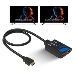 OREI 4K HDMI 스플리터 1 IN 고해상도 - UHDS-102C 복제기 4K@60HZ 다운 스케일러 2.2, 8비트 OUT HDCP 4:4:4 /분배기 18GBPS, 2 ULTAHD