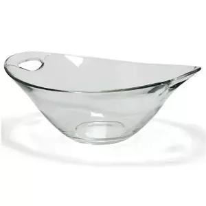 유리볼 샐러드볼 믹싱볼 사각볼 디저트볼 1P 18cm