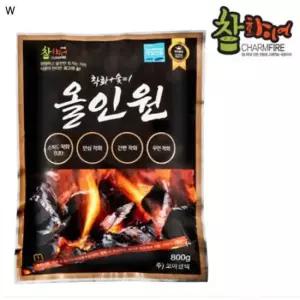 무연착화숯 올인원 2봉 숯 캠핑용품 바베큐숯 착화제