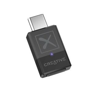 CREATIVE BT-W5 스마트 블루투스 5.3 오디오 작동 오디오, 24비트 기능, APTX 고해상도 PC / 장치 콘솔과 /맥 함께 /게이밍 96KHZ 전환 적응형, 송신기,