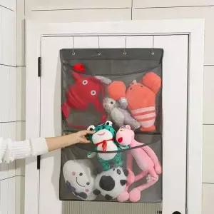 소품정리함 문걸이 수납 파우치 메쉬 2칸 4칸 수납함