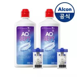옵티프리 렌즈세척액 에이오셉 플러스 360mlx2개