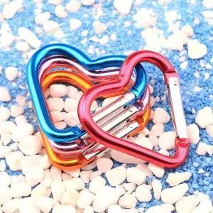 하트 카라비너 키링 고리 가방 알루미늄 8color 열쇠 등산용카라비너