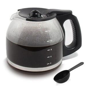 MR. COFFEE 메이커 포트와 호환되는 12컵 PLD12-RB PLD12 핸들 교체용 시리즈, 카라페, 커피 교체 부품 # 블랙