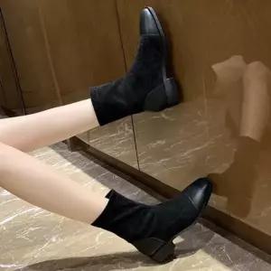 118 스웨이드 앵클부츠 여성부츠