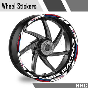 반사 휠 스티커 림 스트립 테이프 허브 데칼 액세서리 혼다 HRC CBR650R cbr 600 rr CBR F4 f4i CBR1000RR