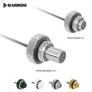 TCWDL-V1 수냉 피팅 G1/4 PC RGB 미니 워터 쿨러 스톱 골드 블랙 화이트 실버