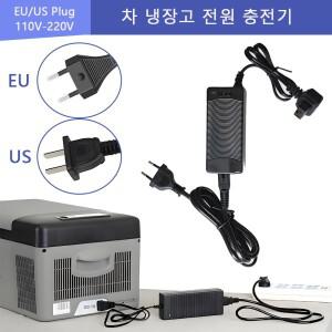 AC/DC 100-240V 12V/24V 범용 자동차 냉장고 전력선 EU/US 플러그 가정용 전원 어댑터 충전기 액세서리