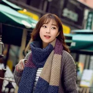 [하프클럽/]4색니트 머플러 숄 가을겨울 털도리 방한