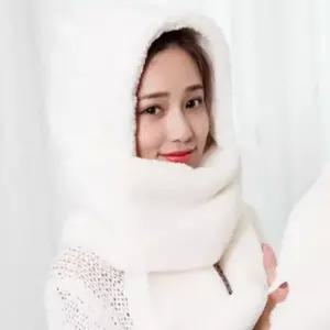 [하프클럽/]밍크 후드 장갑 목도리 겨울