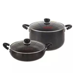 키친아트 쥬노블랙 경질냄비 전골26cm + 곰솥28cm 곰솥 국솥 솥