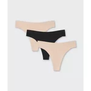 MUSINSA STANDARD WOMAN 우먼즈 심리스 티 팬티 3팩
