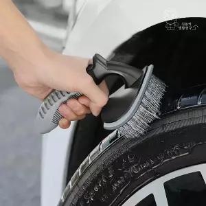 카블 PZV704Q5 휠브러쉬 차량용 타이어 세차 디테일 틈새 솔