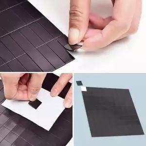 조각 고무 자석판 15x15mm 자석 고무판 홍보물 부착 조각고무자석 (WEBE196)