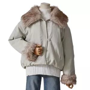 포커스 퍼트리밍 시어링 점퍼 FW5K3JP3272