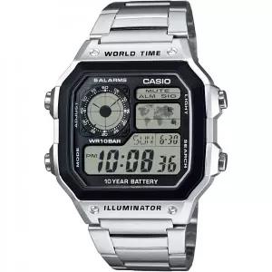 CASIO 카시오 콜렉션 AE-1200WHD-1AJF 남성용 손목시계 실버 브랜드 추천 607748