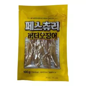 페스츄리 버터 오징어 100g