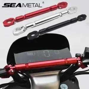 SEAMETAL 오토바이 두꺼운 밸런스 바 범용 22mm 알루미늄 크로스바 강화 핸들 확장 레버