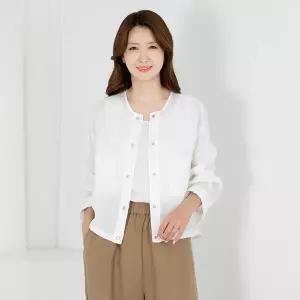 엄마옷 모슬린 엄마옷 여름 린넨 마 라운드 자켓 605HJK319 중년여성/50대/60대/70대/빅사이즈/할머니옷/마