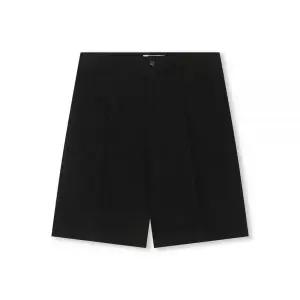 [정품] 비슬로우 ONE TUCK WIDE FIT SHORTS 블랙 1069667