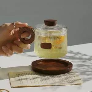유리컵 티머그 300ml 내열 디자인컵