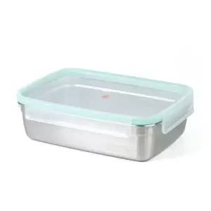 스텐용기 밀폐용기 반찬통 찬기 직사각 1800ml