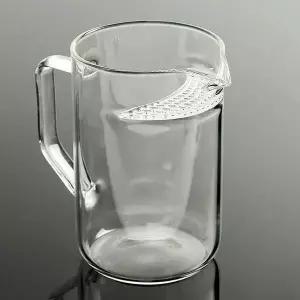 내열유리 거름망 400ml 음료컵 티컵 선물 유리잔