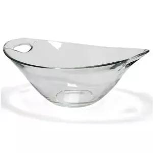 유리볼 샐러드볼 믹싱볼 사각볼 디저트볼 1P 18cm