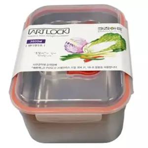 스텐밀폐용기 스텐반찬통 3호 3600ml 밀폐찬통