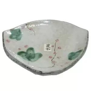 삼각접시 앞접시 타원 핸드페인팅 접시 24cm 나눔