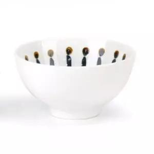 감성 블루 패턴 도자기 공기 국그릇 일식 CHB0019
