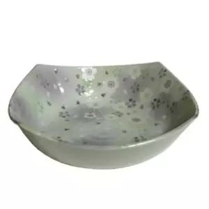 꽃접시 도자기앞접시 사각 생선 19cm 1개