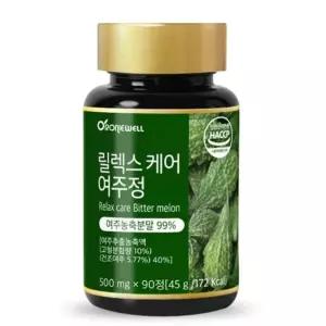 로니웰 릴렉스케어 여주정 500mg 90정