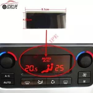 자동차 ACC Lcd 패널 모듈 디스플레이 모니터 픽셀 수리 빨간색 배경 푸조 207 용 에어컨 정보 화면