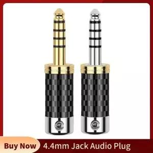 오디오 잭 4.4mm 밸런스드 플러그 커넥터 헤드폰 터미널 골드 로듐 도금 5극 4.4 NW-WM1ZA용 가전제품