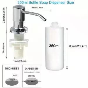 스테인레스 스틸 펌프 유용한 주방 싱크 도구 홈 Product500ml / 병 액체 비누 디스펜서 내구성 새로운