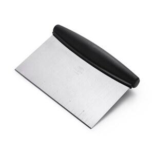 OXO 굿 그립 스테인리스 스틸 다용도 스크래퍼 & 초퍼, 피자용 반죽 커터, 빵과 쿠키 반죽, 야채 식기세척기 안전 주방 필수품