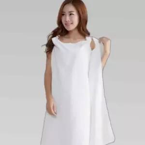 여성 화이트 호텔가운 샤워가운 목욕