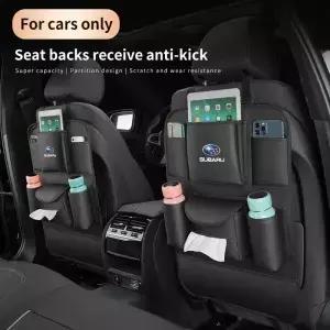 스바루 Brz Ascent Forester Impreza Legacy Outback WRX XV 자동차 좌석 등받이 보관 가방 발차기 방지