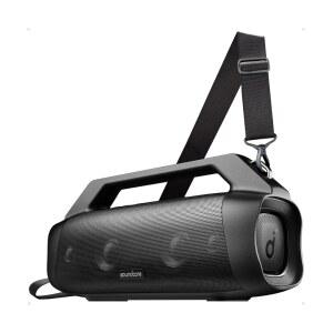사운드코어 앵커 모션 붐 플러스 IP67 야외 스피커, 80W 스테레오 사운드, 블랙