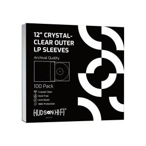 허드슨 하이파이 바이닐 레코드 외부 슬리브 커버 - 프리미엄 클리어 100팩 LP 앨범을 스크래치, 먼지 및 먼지로부터 보호 3mm 두께의 비산 없는 외장 디스크