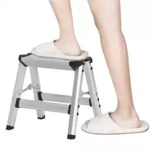 접이식 사다리 공간 절약형 다기능 미끄럼 방지 경량 내구성 가정용 주방 상점 사무실 슈퍼마켓에 실용적