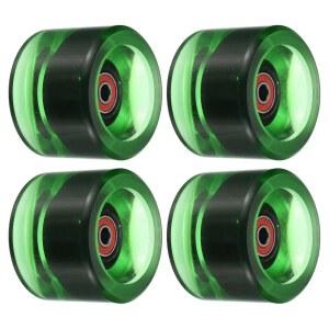 파티킬 78A 롱보드 휠(ABEC-9 베어링 포함), 소프트 크루저 휠, 스케이트보드용 스트리트 휠 PU