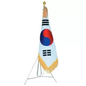태극기 정기세트 자수 7호 90x135cm 천가방케이스포함