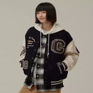 커버낫 24FW 컬리지 C 울 바시티 네이비 4483820