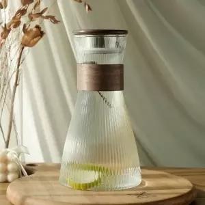 이든 이 우드커버 내열유리 물병 1.5L C타 손잡이