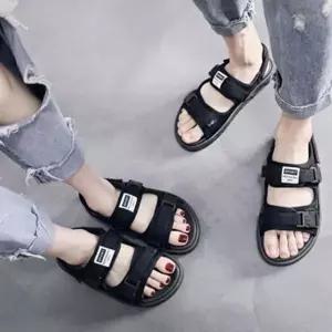 커플 미우 샌들 여름 바캉스 휴양지 나들이 스퀘어