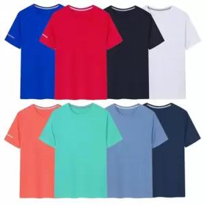 라운드넥 반팔 티셔츠 교복 이너웨어 무지 면 8color